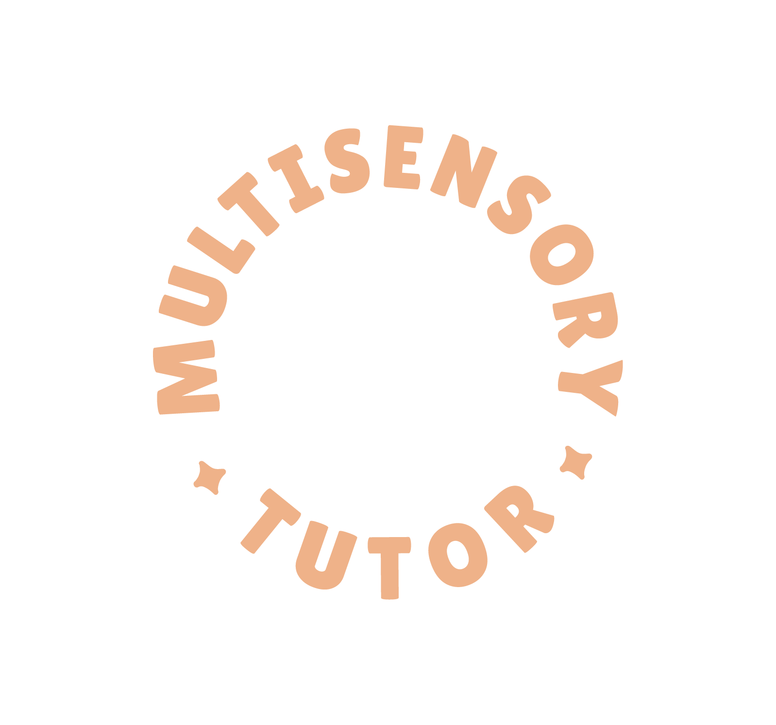 Circular logo with the words "Willitsen's Tutor" arranged in a circle around a star and a small crescent moon on a black background.