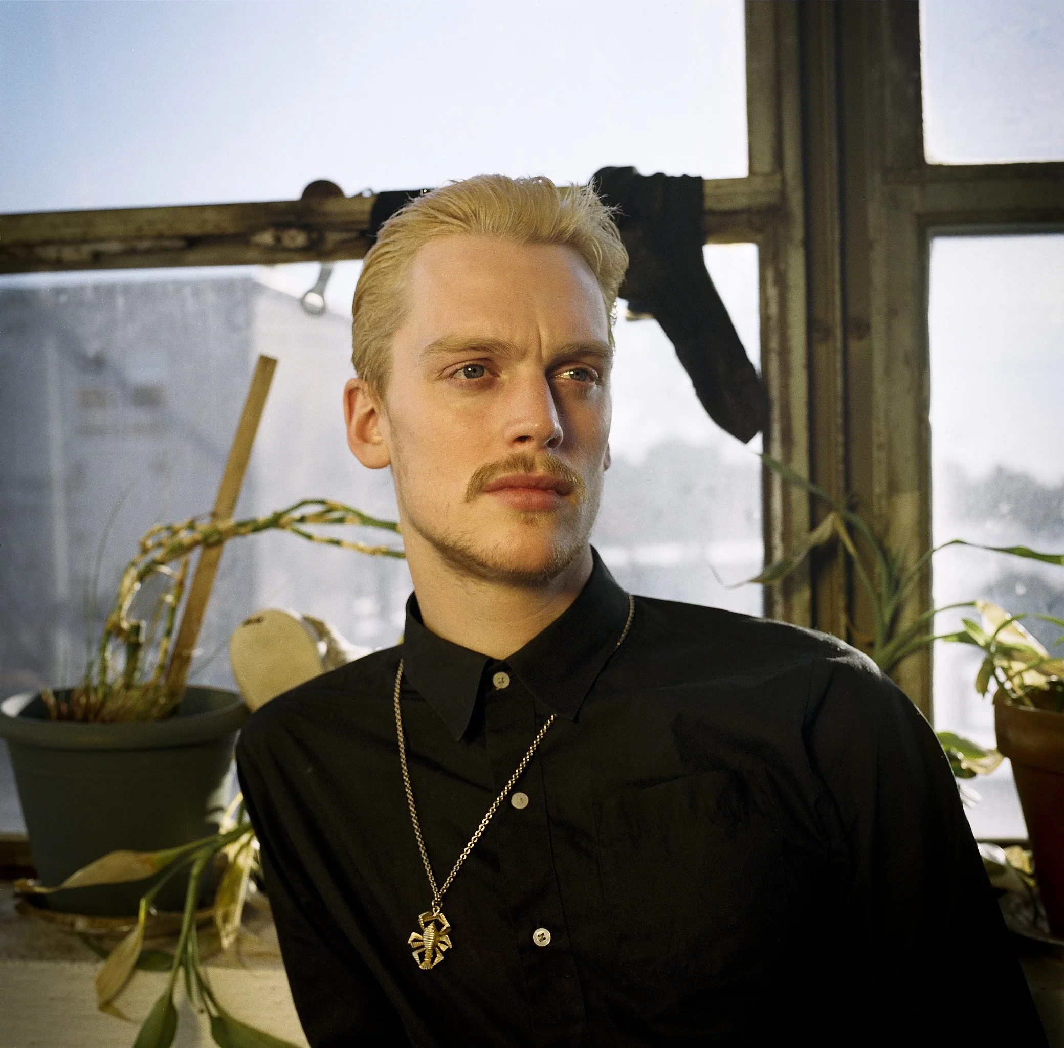Sean Nicholas Savage at the office - Arbutus Records, Montreal.