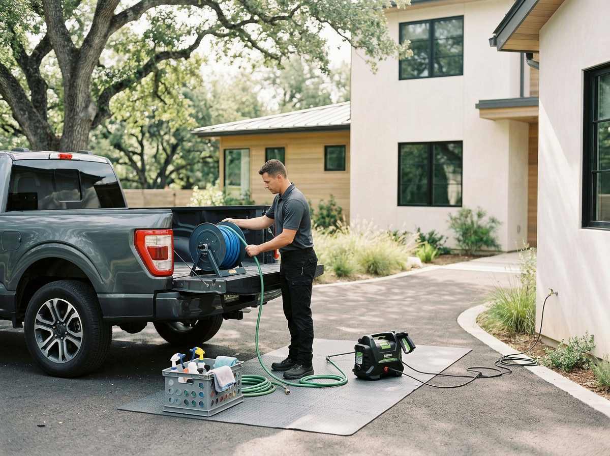 detailer unloading equipment