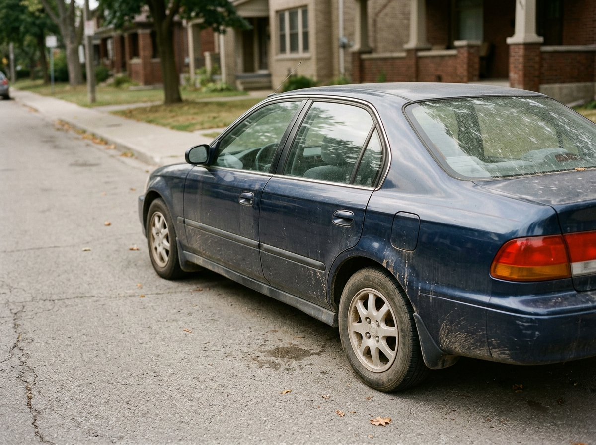 dirty car