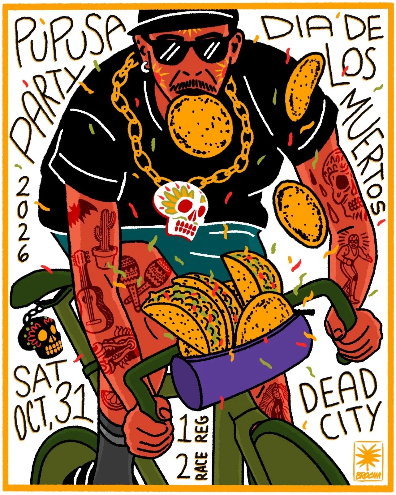 @DCBMA and Pupusa Party Present: Dia de los Muertos/ Dead City Alley Cat “26”
