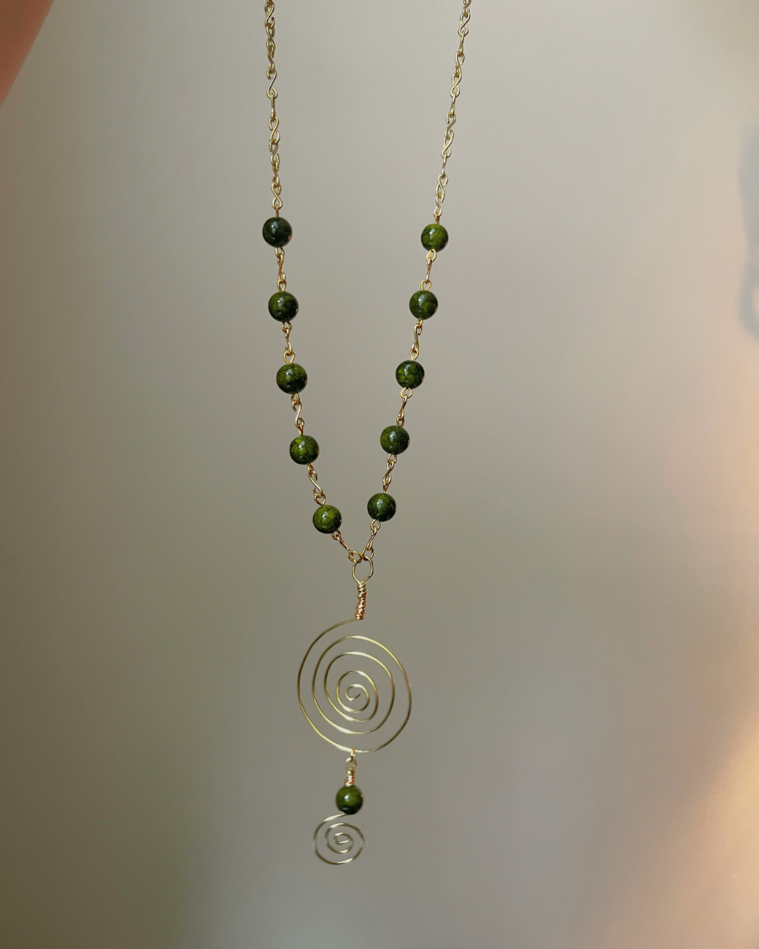 Necklace || Each chain piece is hand made