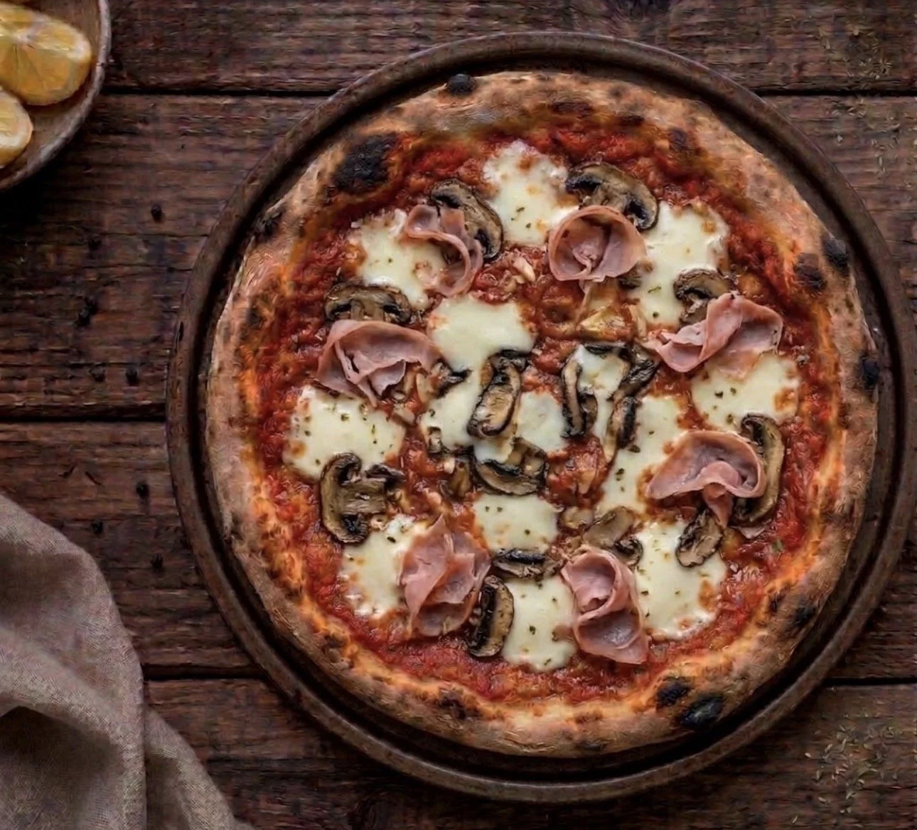 Prosciutto Funghi - 33 CM