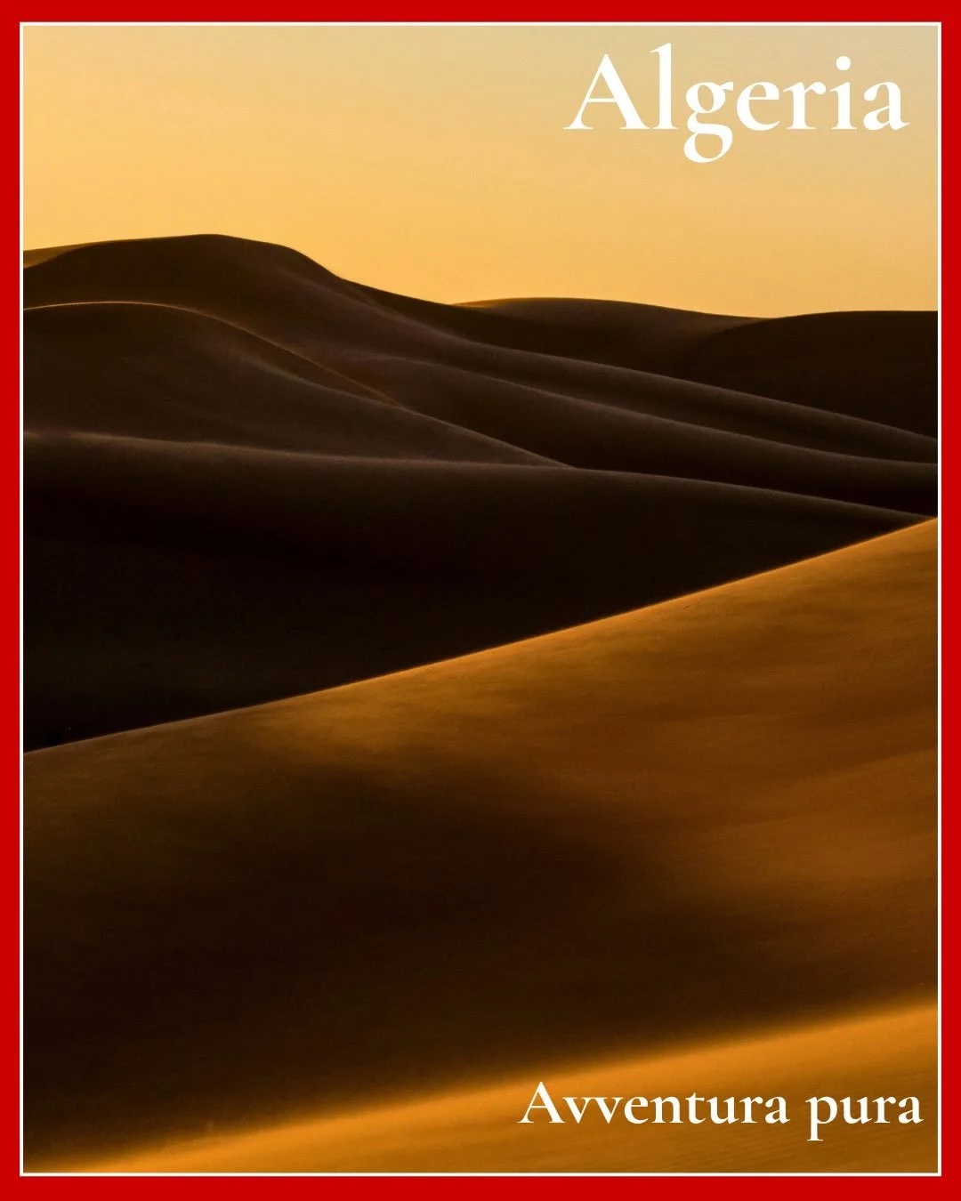 L&rsquo;Algeria &egrave; il pi&ugrave; grande paese dell&rsquo;Africa e si racconta per contrasti: citt&agrave; bianche, rovine romane, mare, montagne e poi il Sahara, dove il tempo cambia ritmo.

Il nord, tra mare e antica Roma.
Si parte da Algeri l