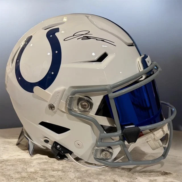 Jonathan Taylor Autographed Speedflex Full Size Authentic Helmet