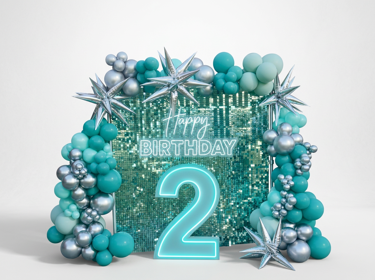 Custom-Balloon-installation-shimmer-wall-marquee-number-rental-dallas