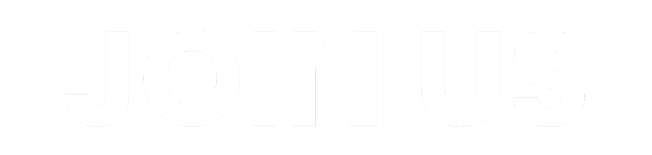 Text that says 'JOIN US' in bold white letters on a black background.