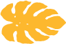 Illustration of a yellow leaf with dark veins on a black background.