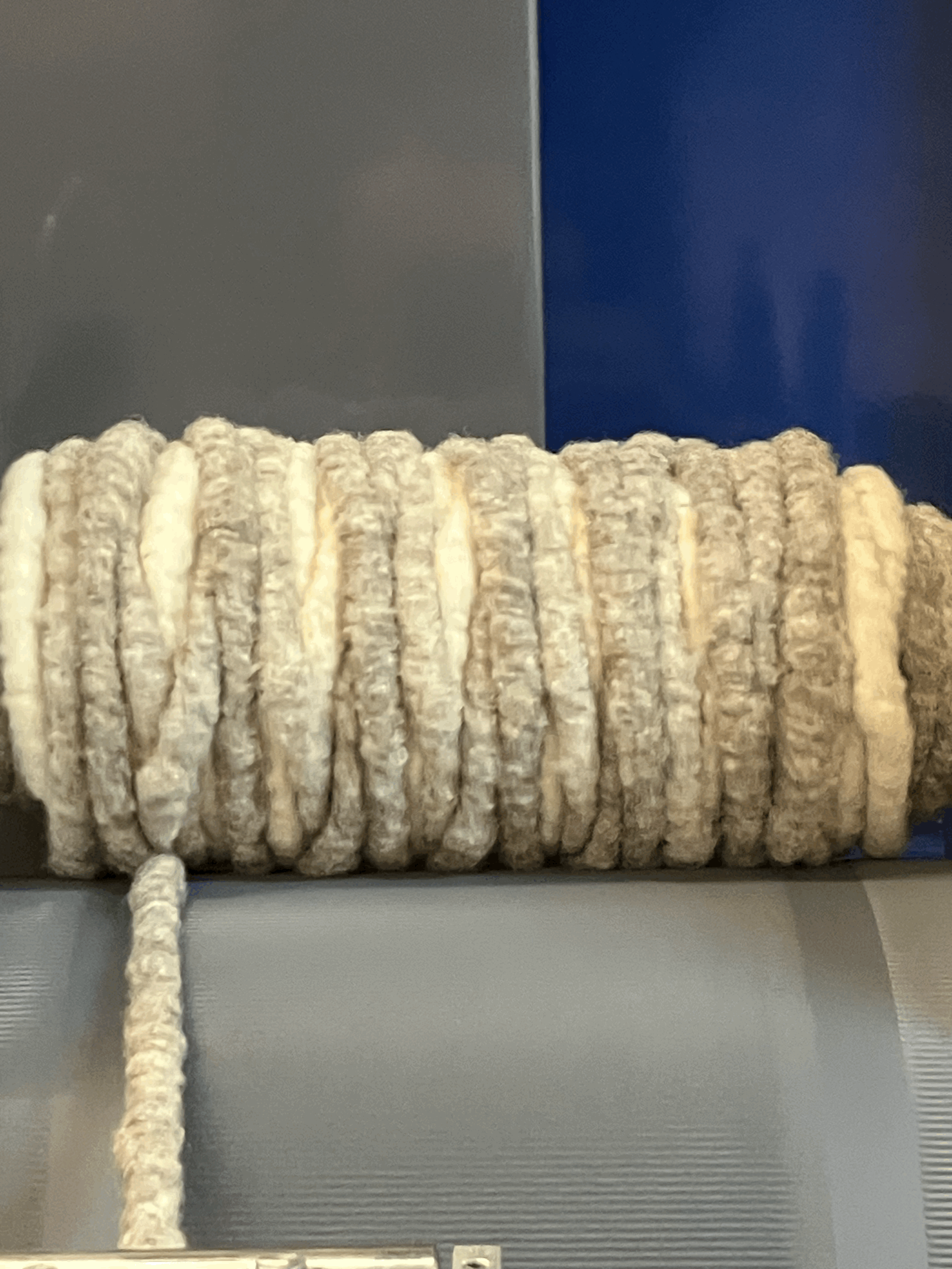 Finished product: Rug Yarn