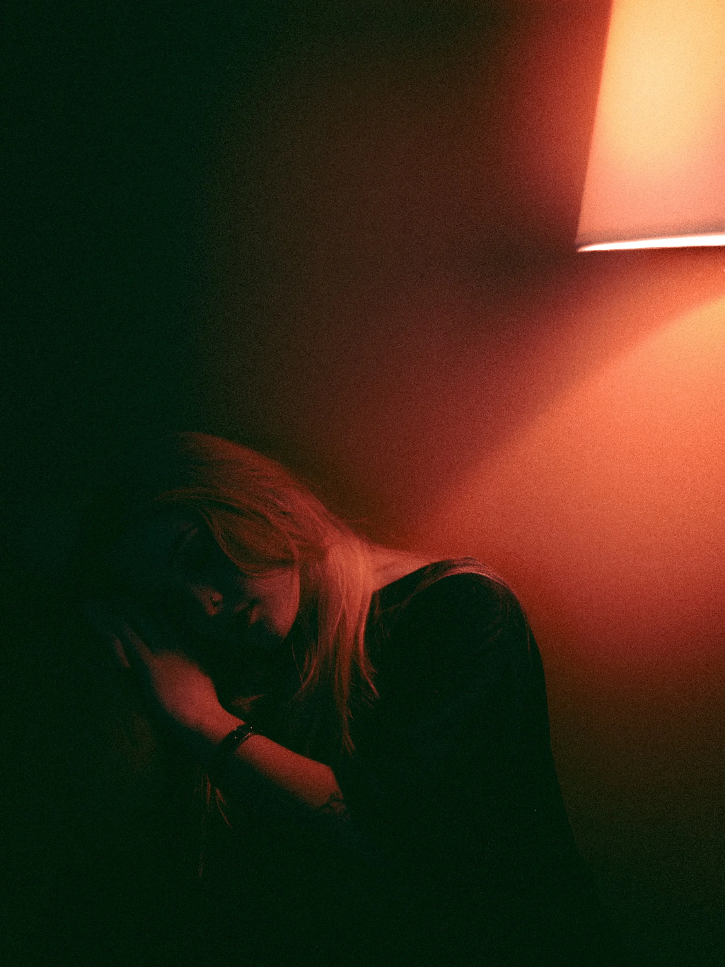 Naomi under the red lamp, we wanted to do something different so I introduced some ideas. Cinematic &amp; dramatic this session really came to life. 

This is only part 1. 
@naomjjp