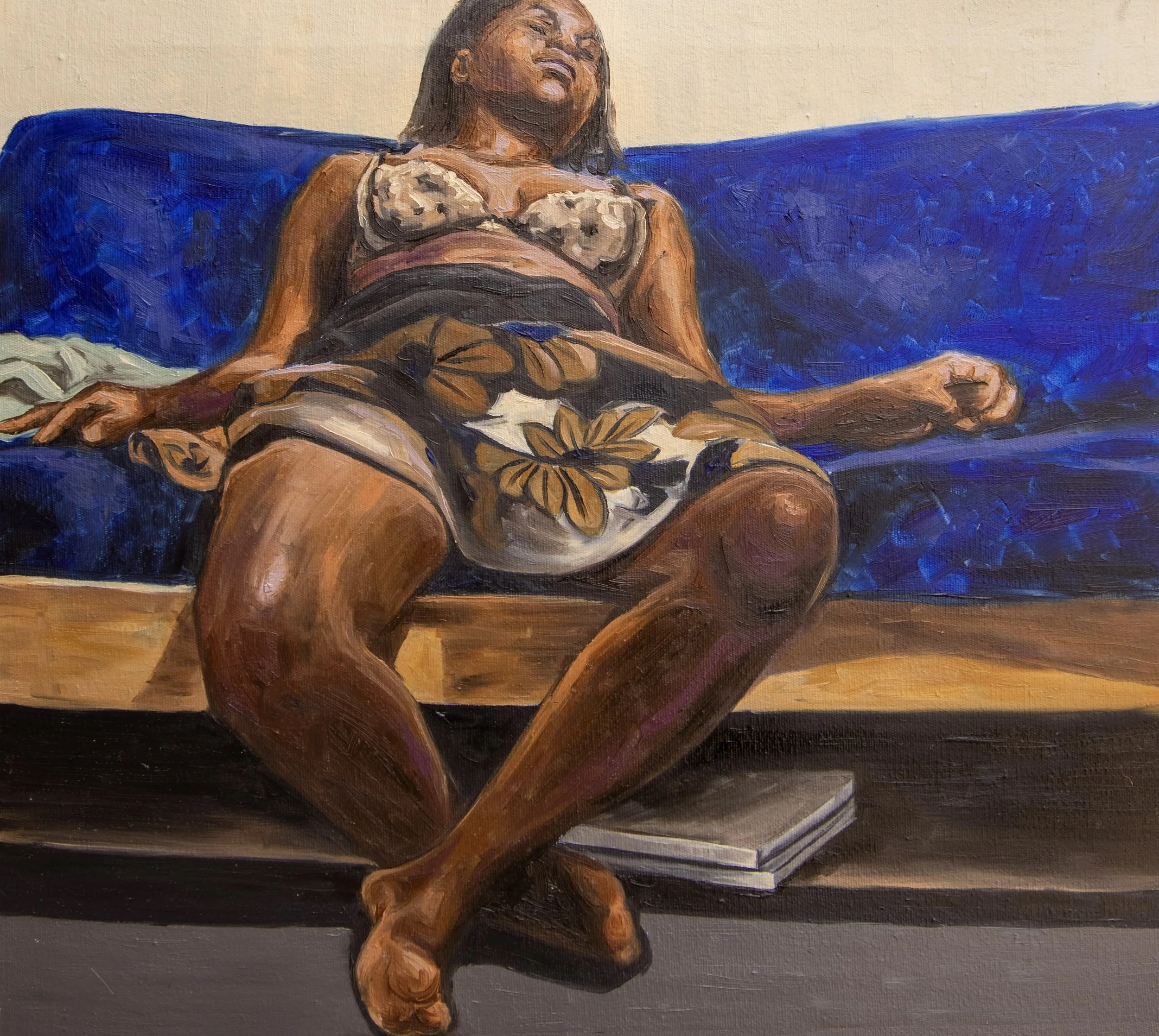 SOFTLY UNSAID, oil on canvas, 45cm x 50cm, 2025