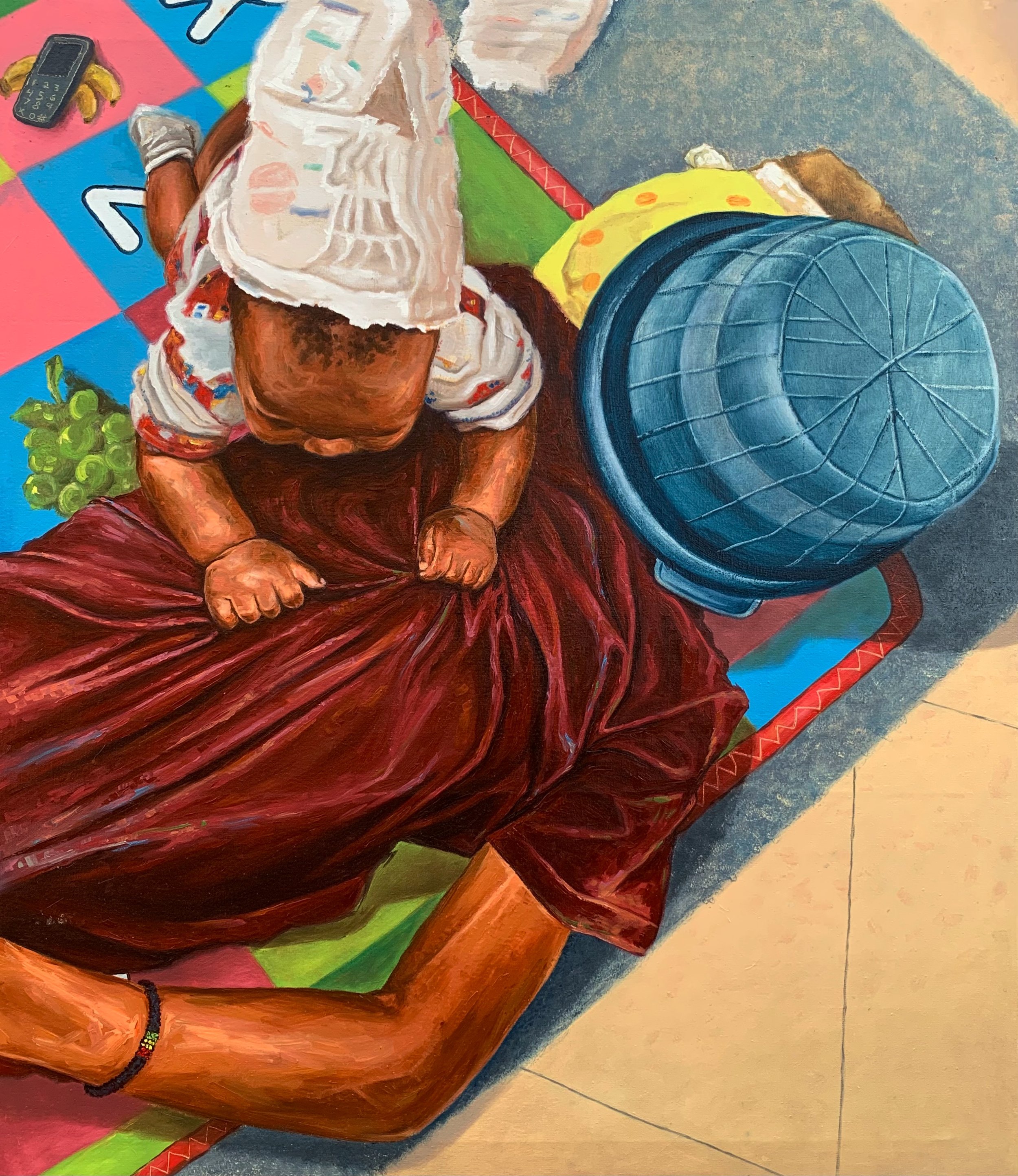 WHAT LIFE GIVES US, oil on canvas, 115cm x 100cm, 2026