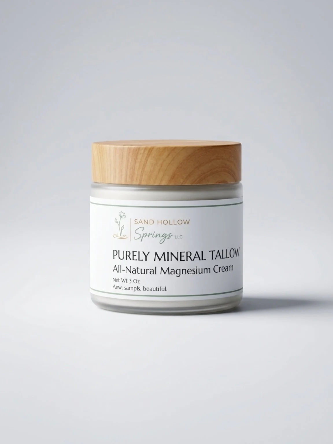 PURELY MINERAL TALLOW ALL-NATURAL MAGNESIUM CREAM
