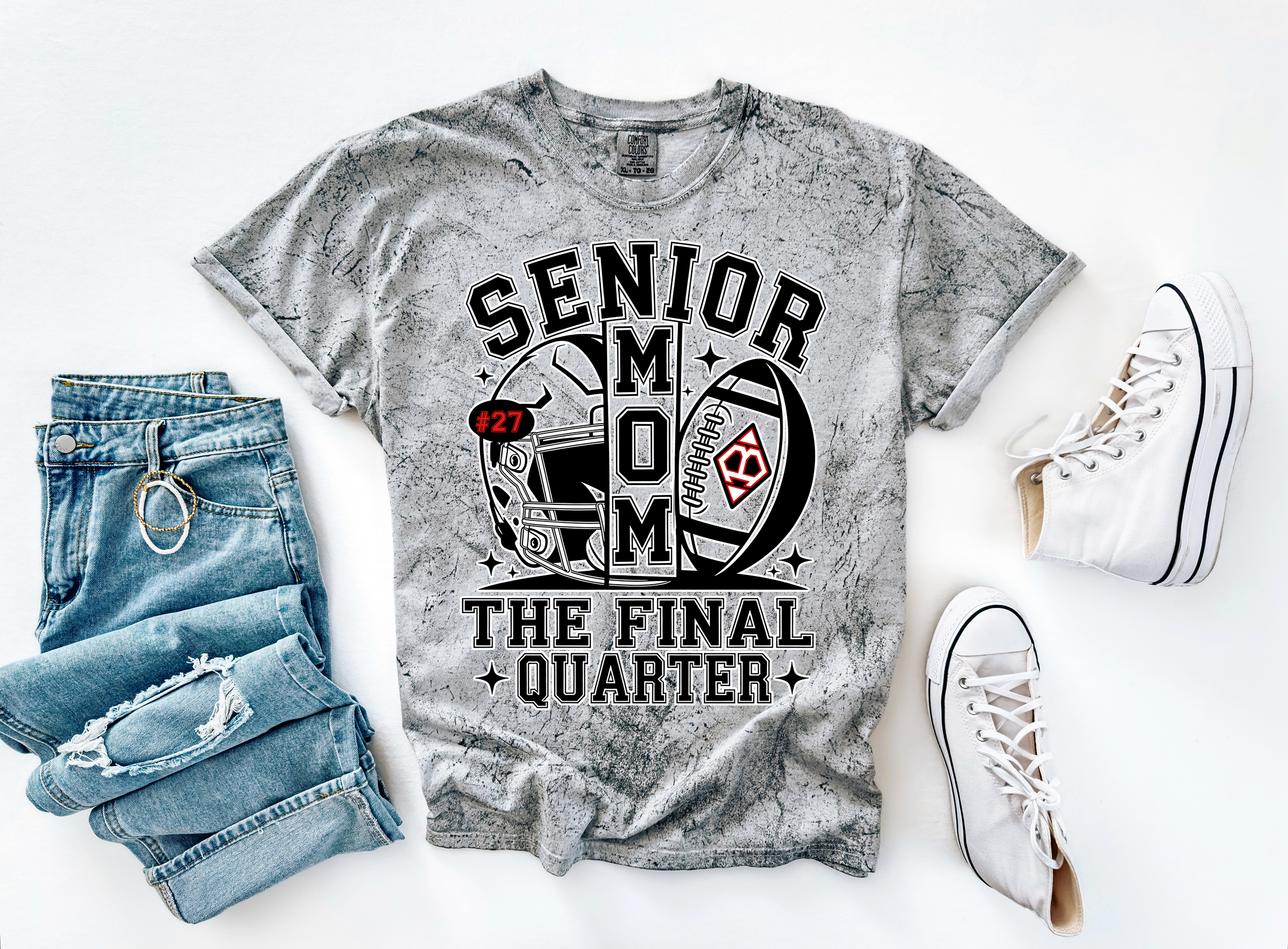 senior football mom black -brook 27 tie dye.png