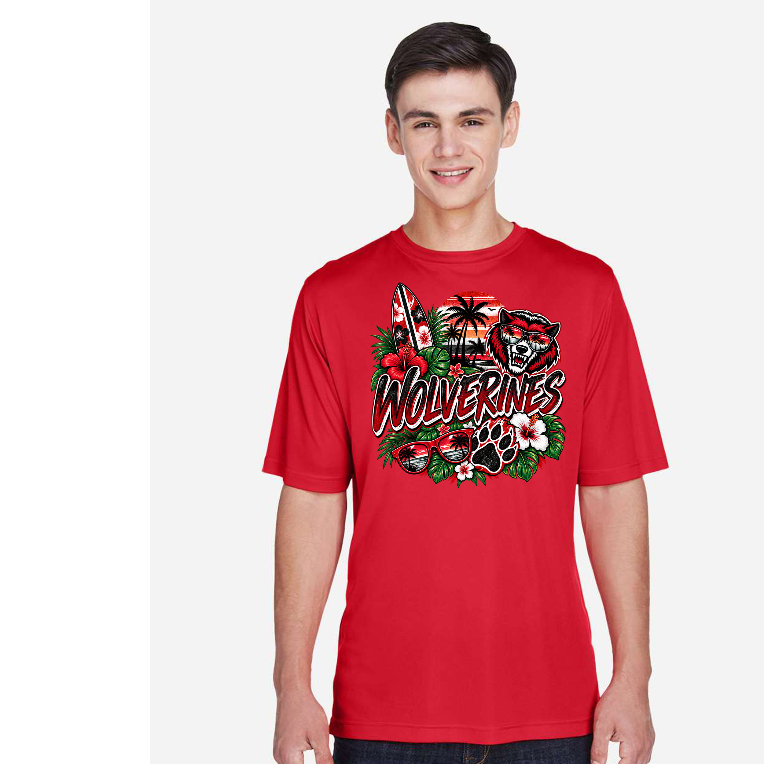 dri fit  girl design red.png