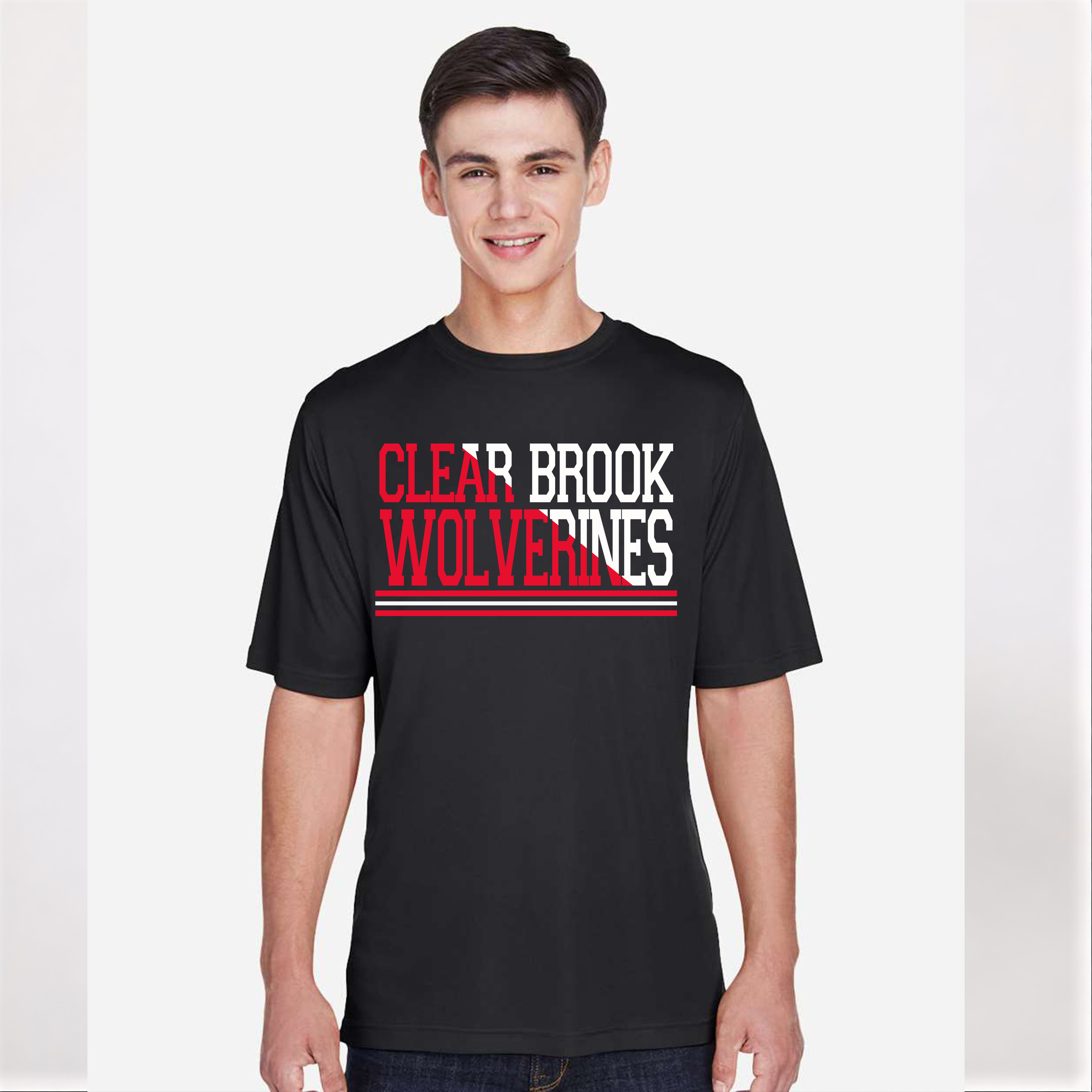 Clear brook football split color Dri Fit Black.png
