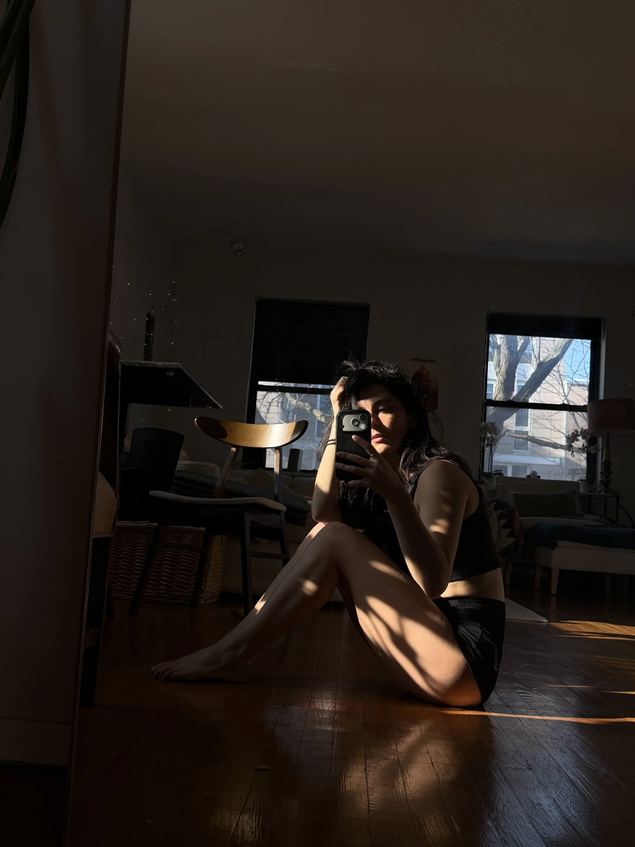 When COVID hit my senior year of college, I was drinking a lot and vaping… and not moving my body aka not taking care of myself. This lead to more acne flares, depression & anxiety, further isolation, and honestly, spiraling. I remember weeping to my