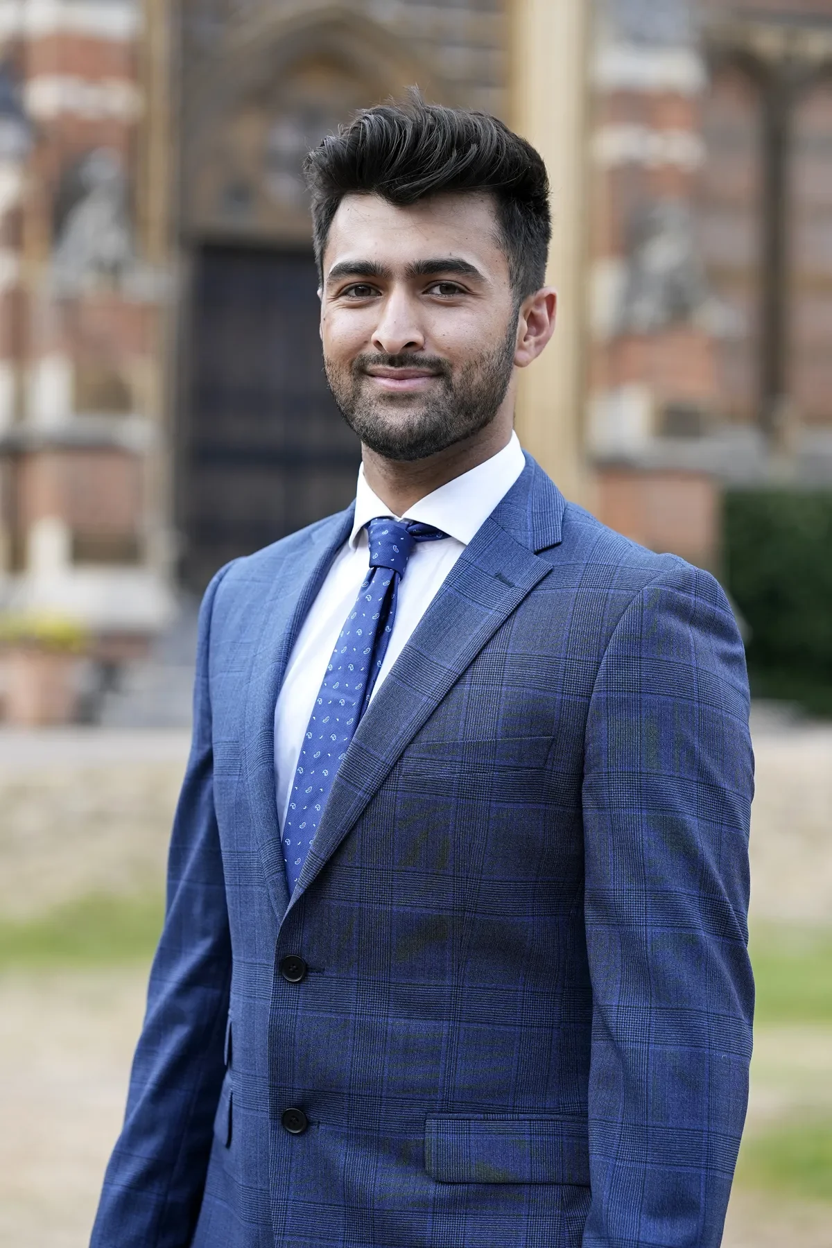 Khushal at summer camp graduation ceremony