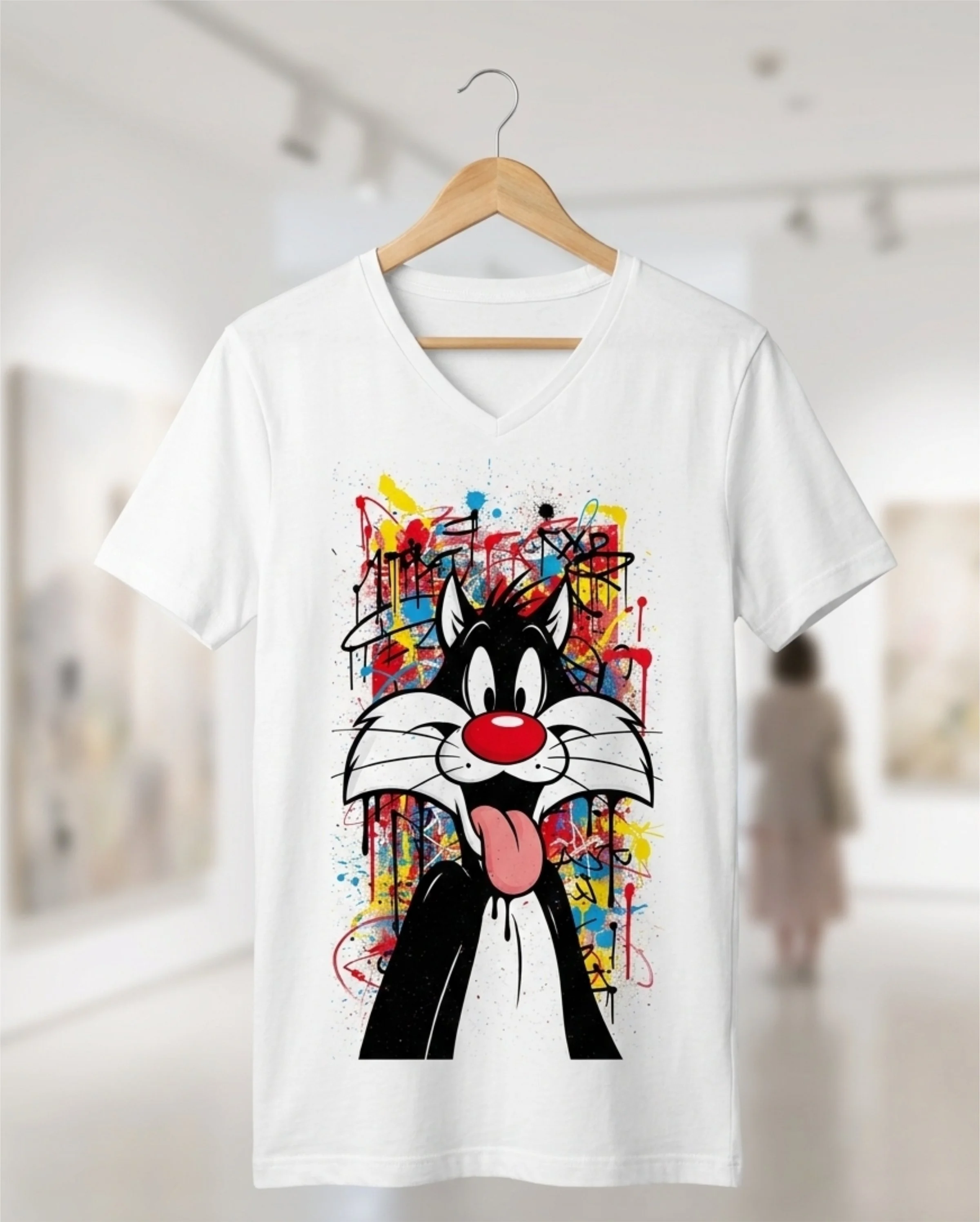 Camisetas en V - DTF