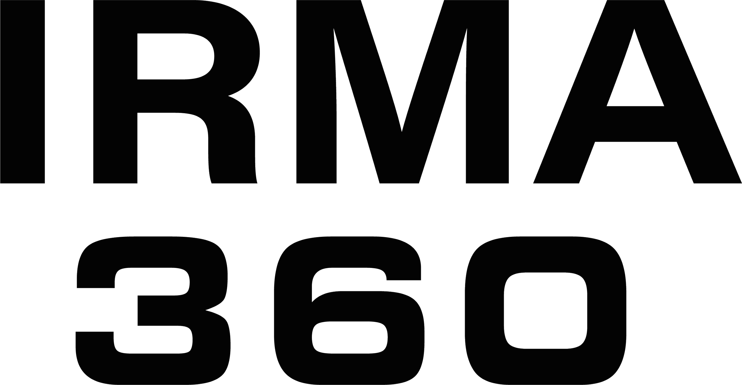 Black background with large, outlined, uppercase text reading 'IRMAY 26'.