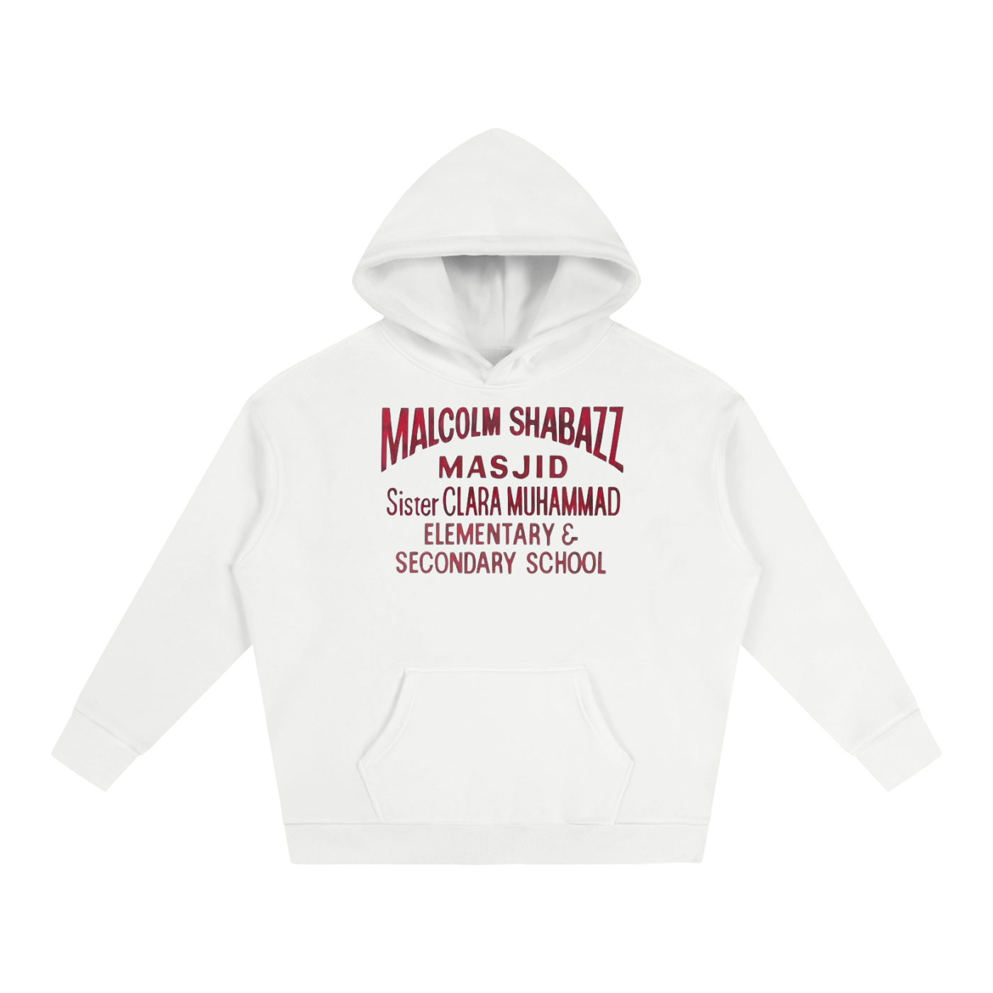 Shabazz Masjid Oversize Fleeced Hoodie