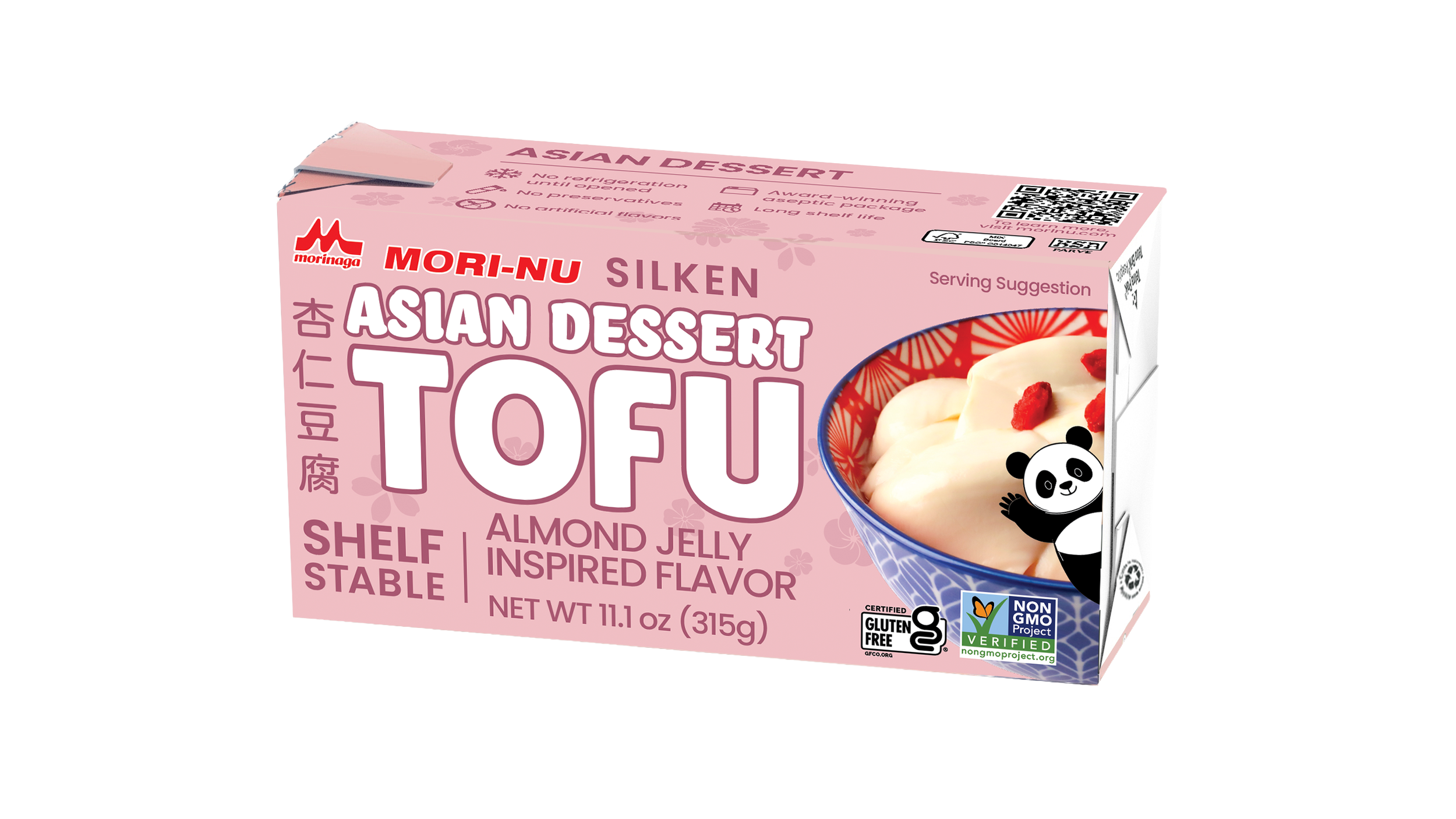 Mori-Nu Silken Asian Dessert Tofu Almond Jelly Flavor Package Image