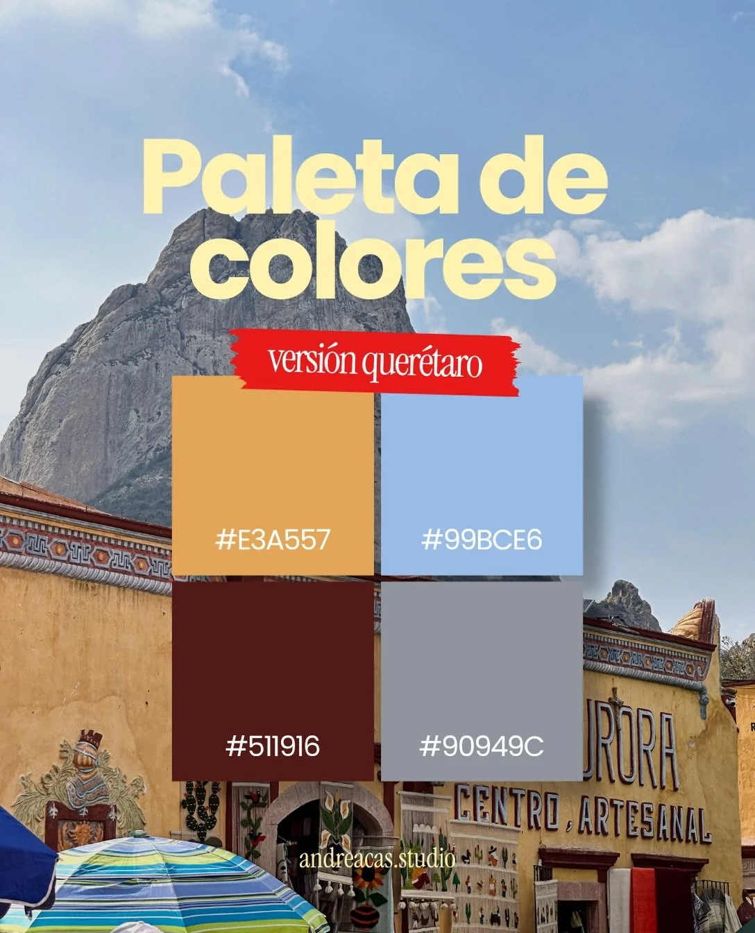 Cada rinconcito de Quer&eacute;taro sirve para tener un poco de inspo 🎨✨

#paletadecolores #inspo #quer&eacute;taro #dise&ntilde;o