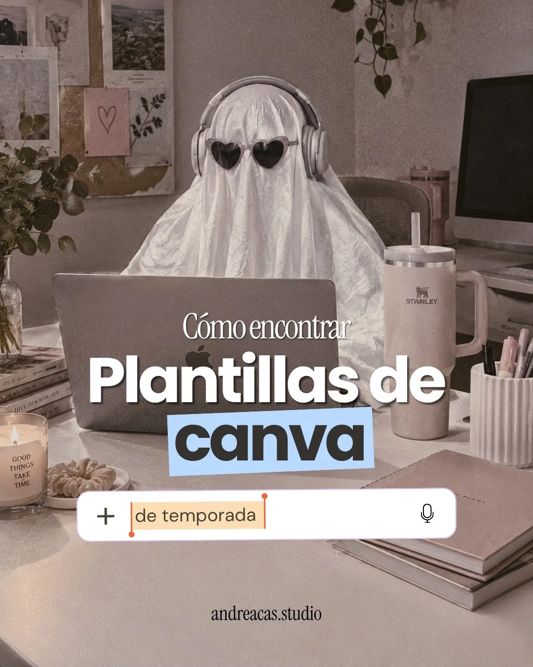 Si quieres crear algo especial para esta temporada 👻 estas palabras clave te pueden servir para encontrar plantillas en canva para tu negocio, marca, evento o recordar a alguien especial:

👉 D&iacute;a de muertos &middot; calavera &middot; ofrenda 