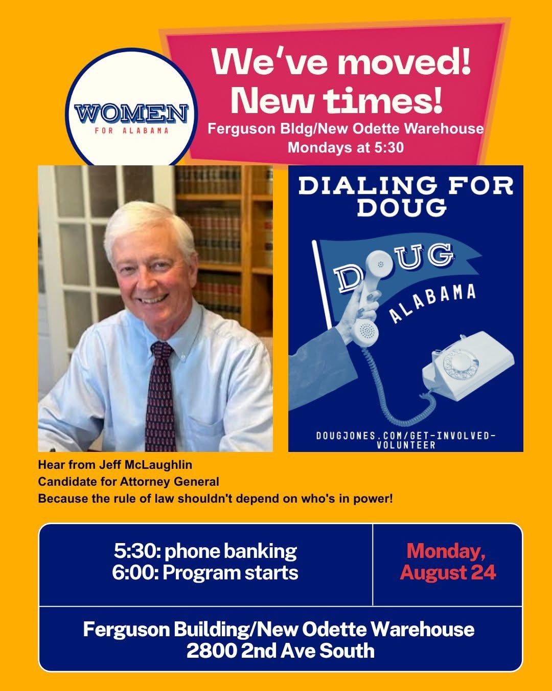 Women for Alabama & Dialing for Doug with Jeff McLaughlin