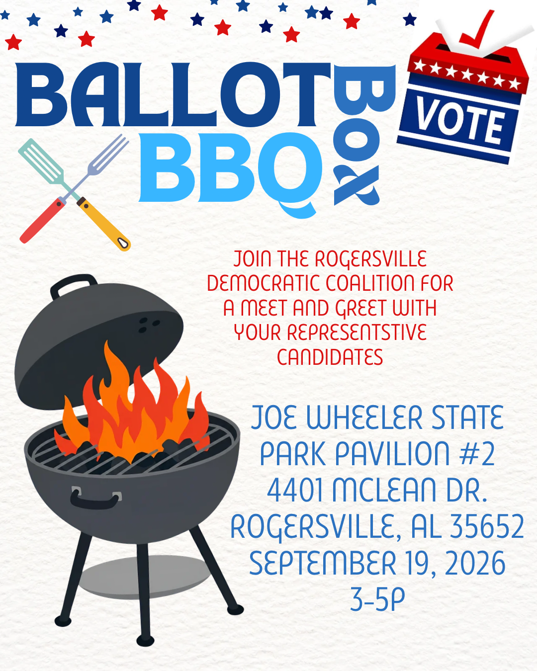 Ballot Box BBQ with Rogersville Democratic Coalition