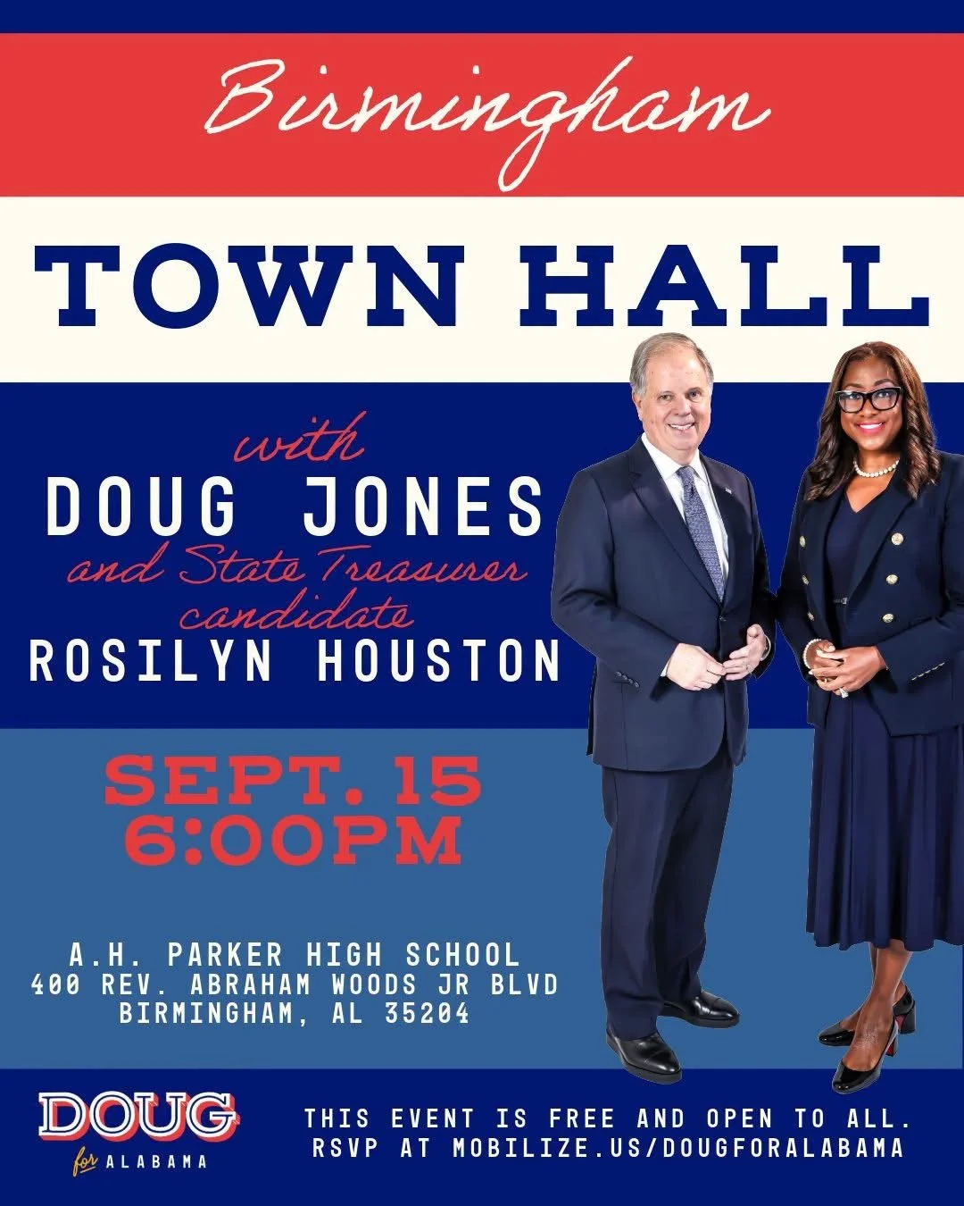 Town Hall with Doug Jones & Roz Houston