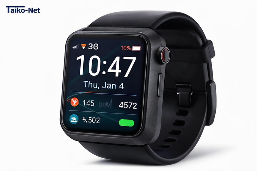 Taiko-Net 4G Air-Pump Smart Watch