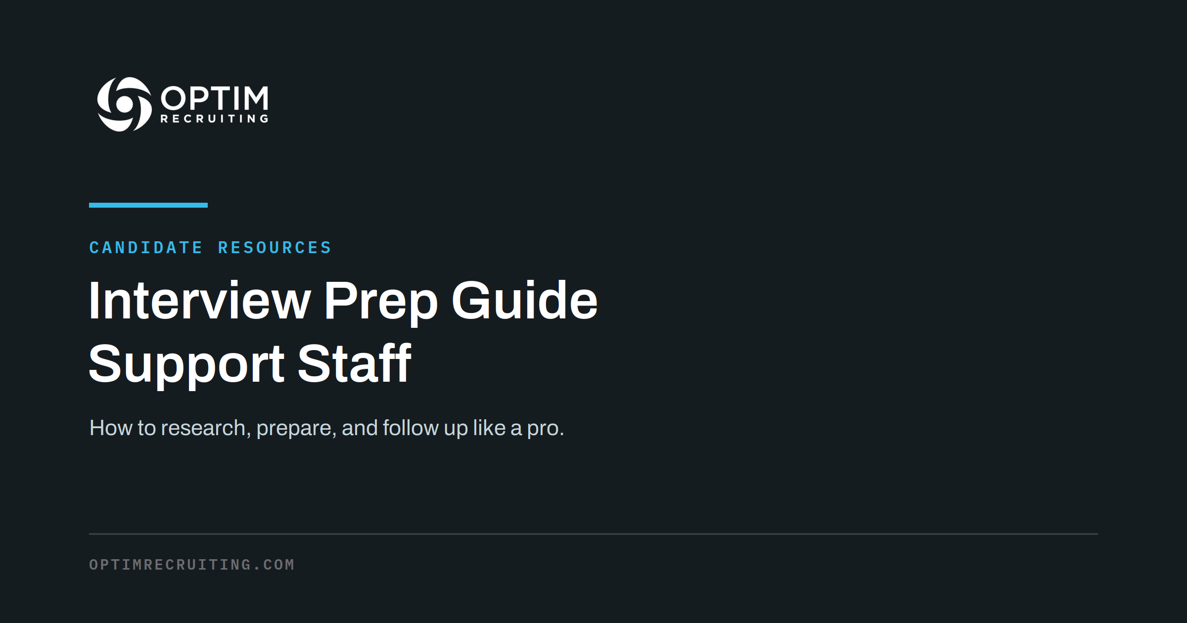 How to Prepare for Your Interview: Support Staff Roles