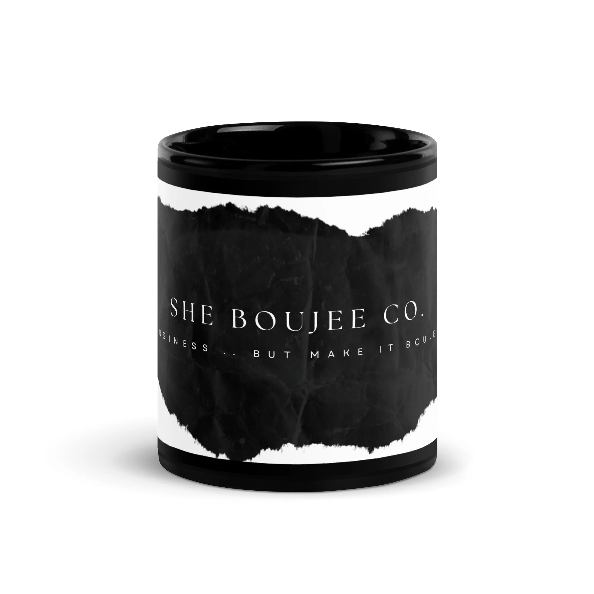 Black Glossy Mug