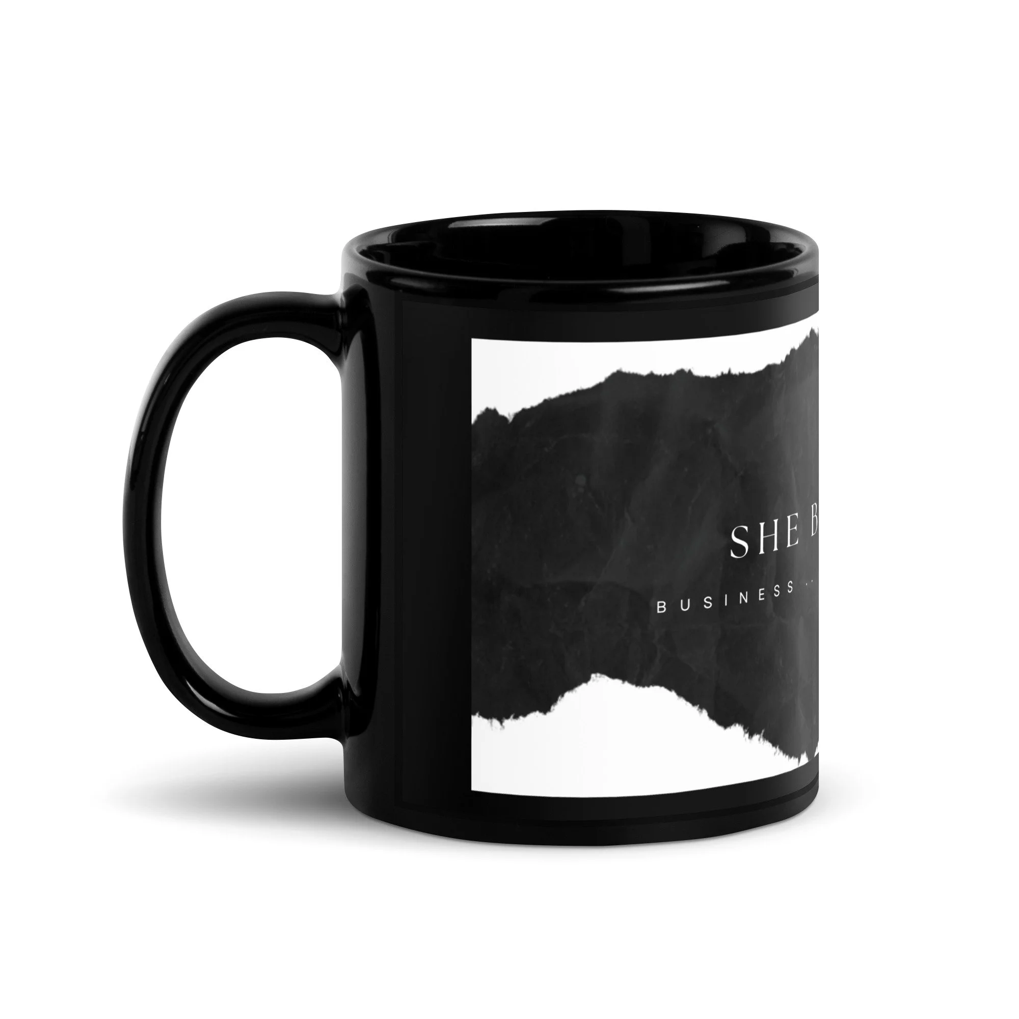 Black Glossy Mug