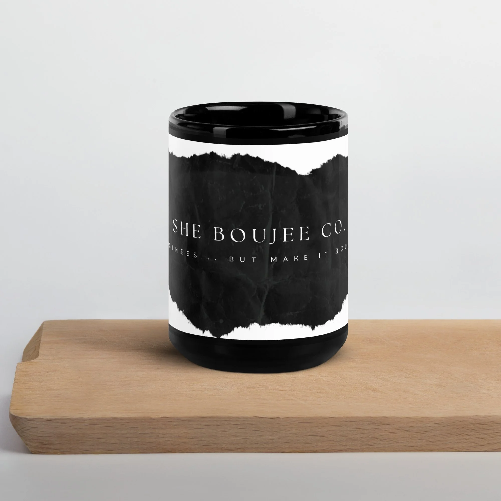Black Glossy Mug