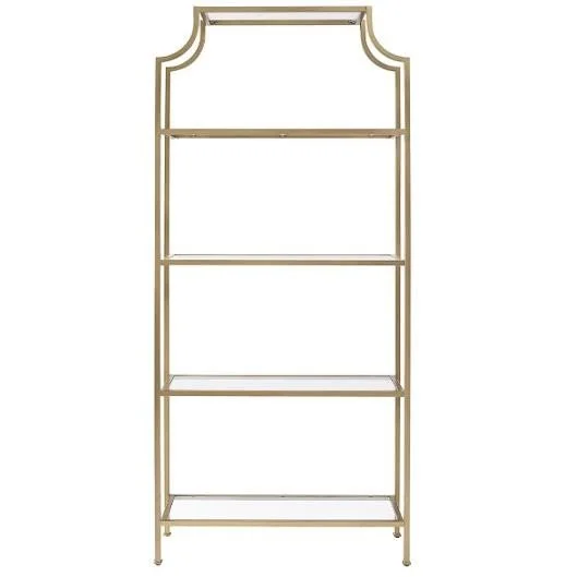 Gold Frame Display Shelf