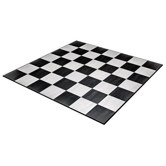 20x20 Black & White Wood Dance Floor