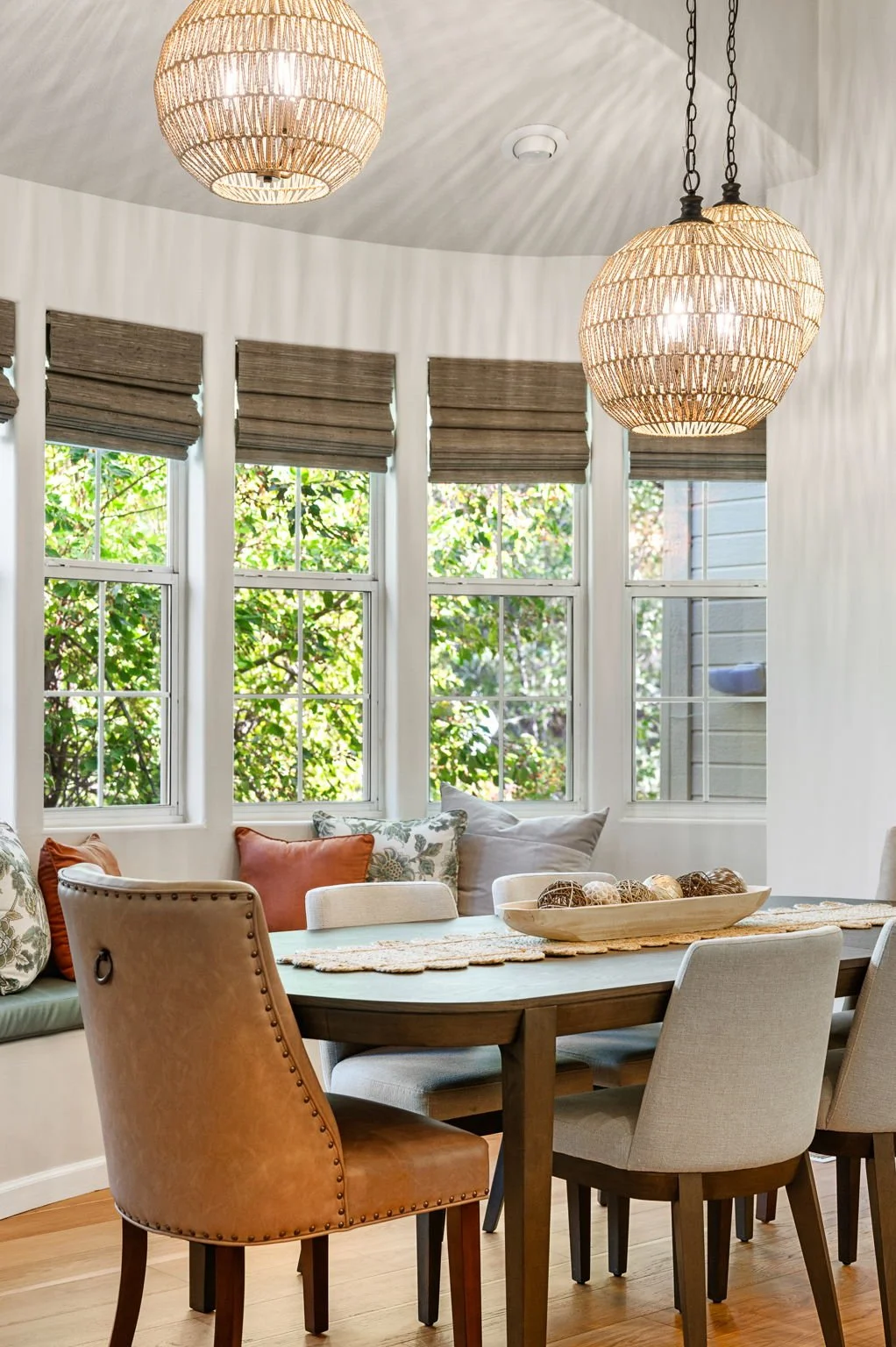 Grassclothe Linen Shades