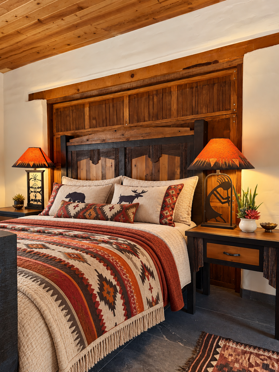 Cozy Southwestern Lodge Bedroom.png