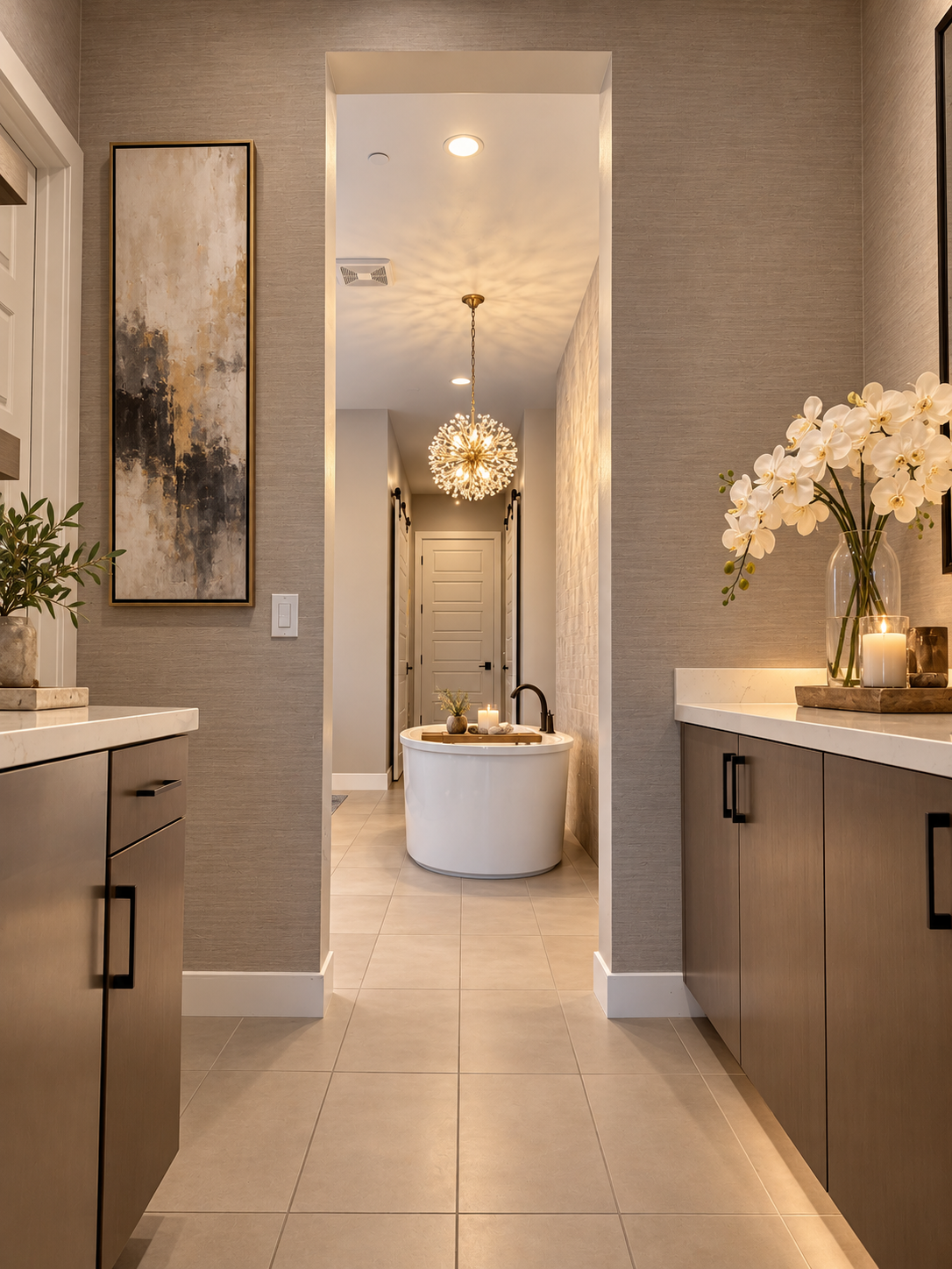 Luxurious Spa Hallway with Freestanding Tub.png