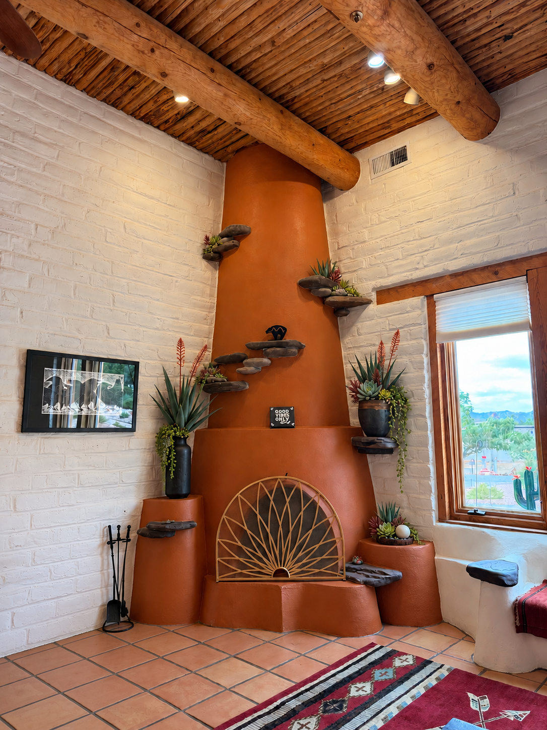 Cozy Southwestern Adobe Fireplace Nook.png