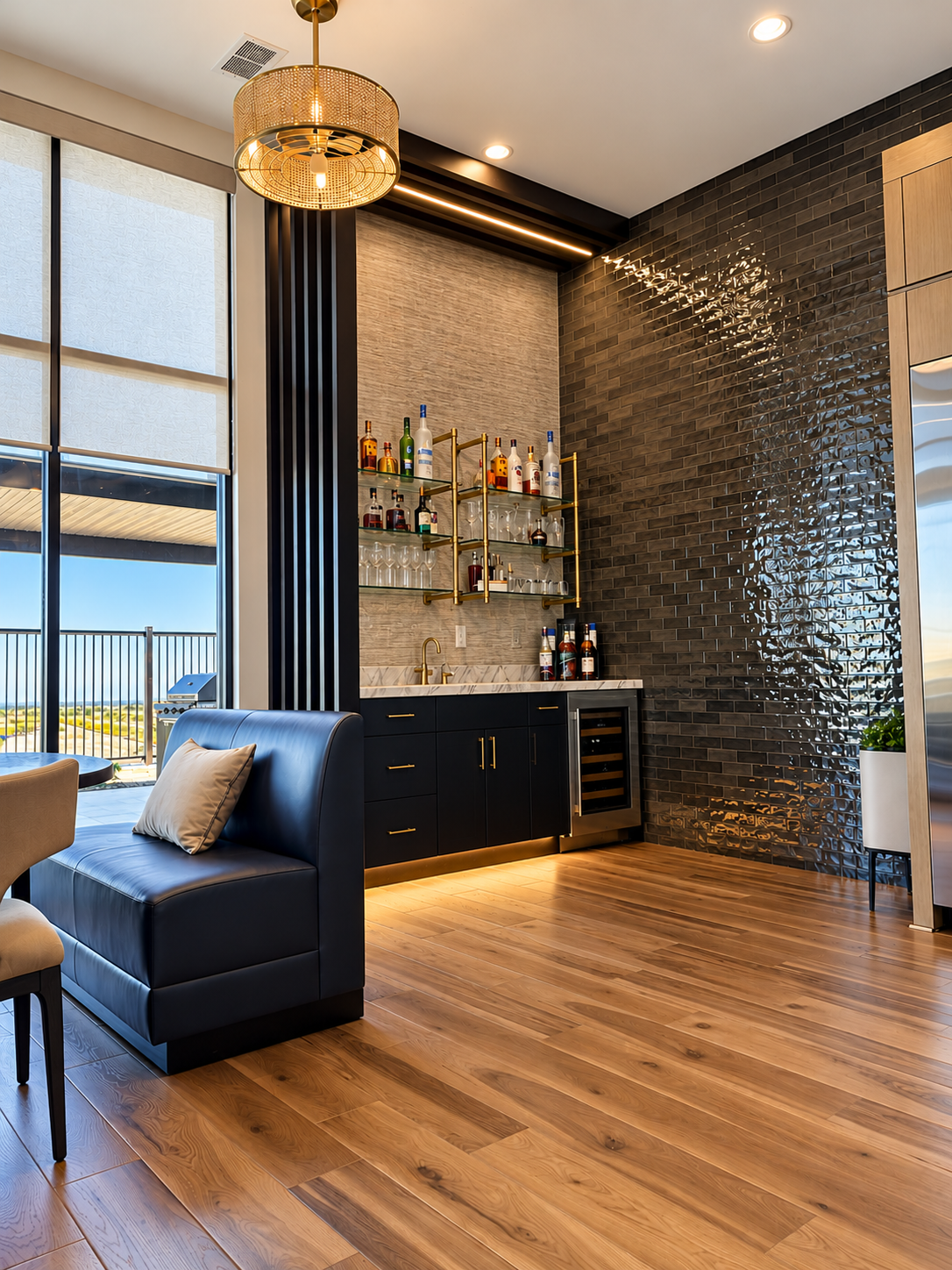 Luxurious Navy and Brass Home Bar.png