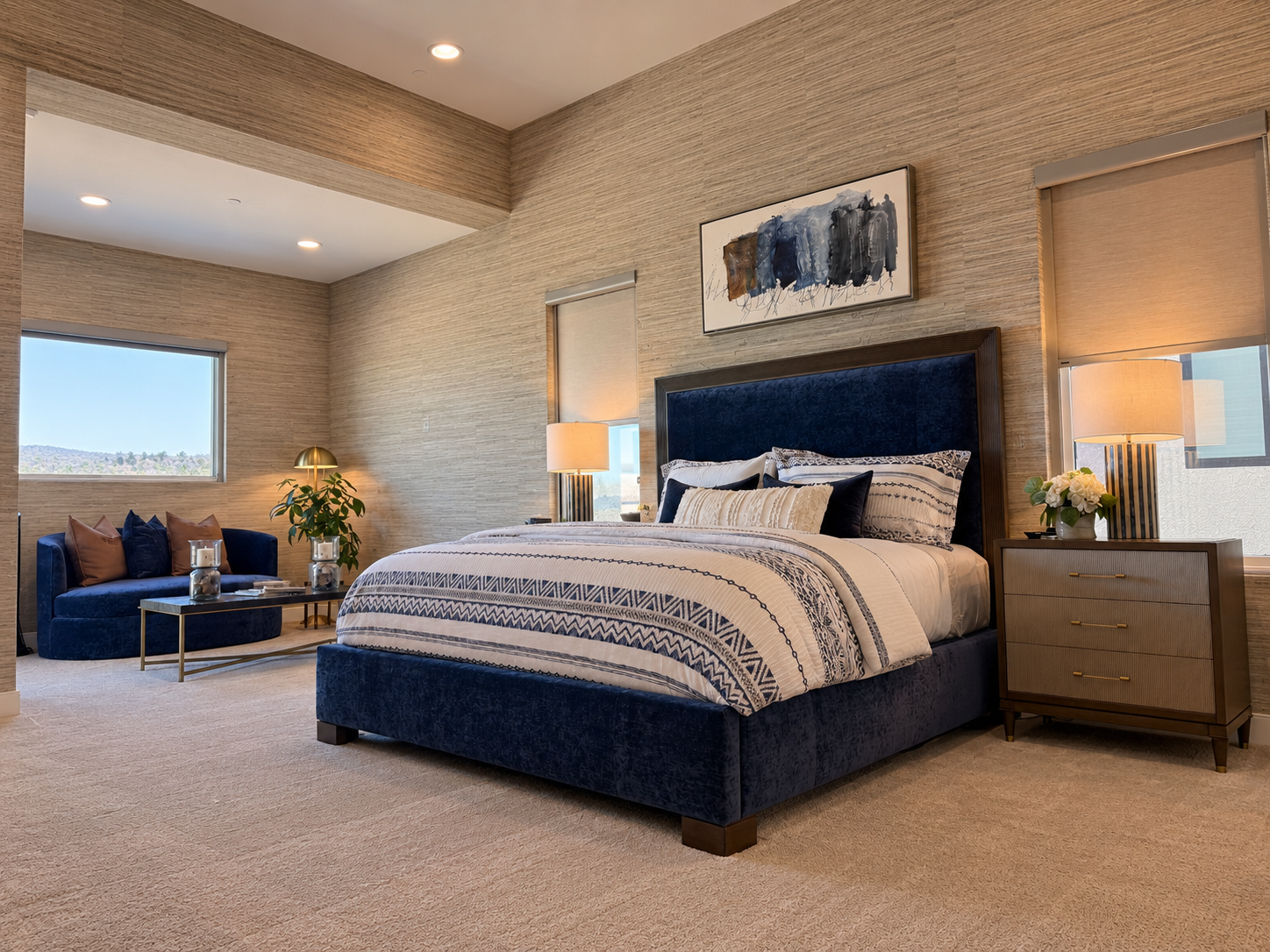 Sophisticated Navy and Beige Bedroom Retreat.png