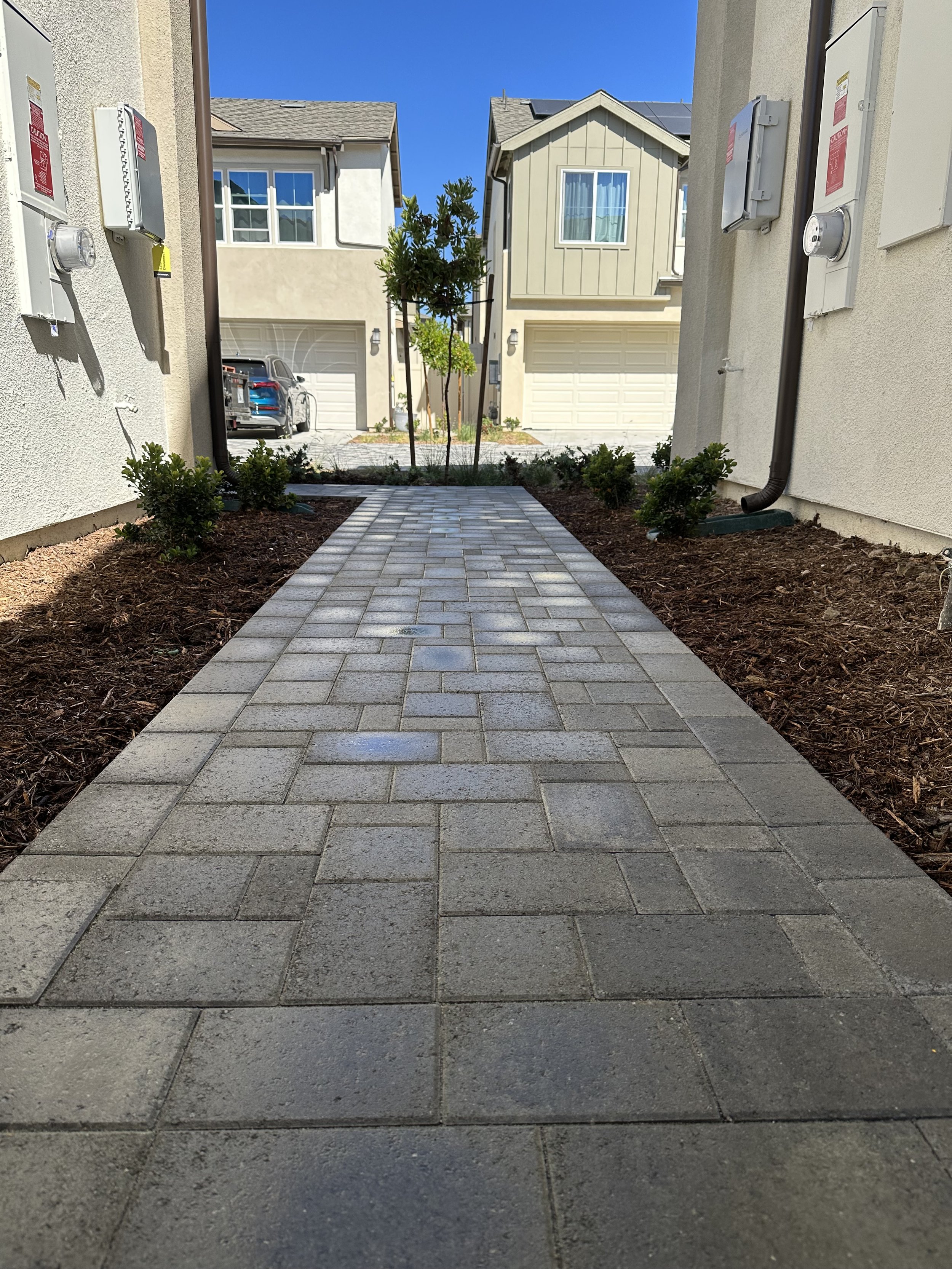 HOA approved walkway and landscaping installation in Carmel mountain ranch