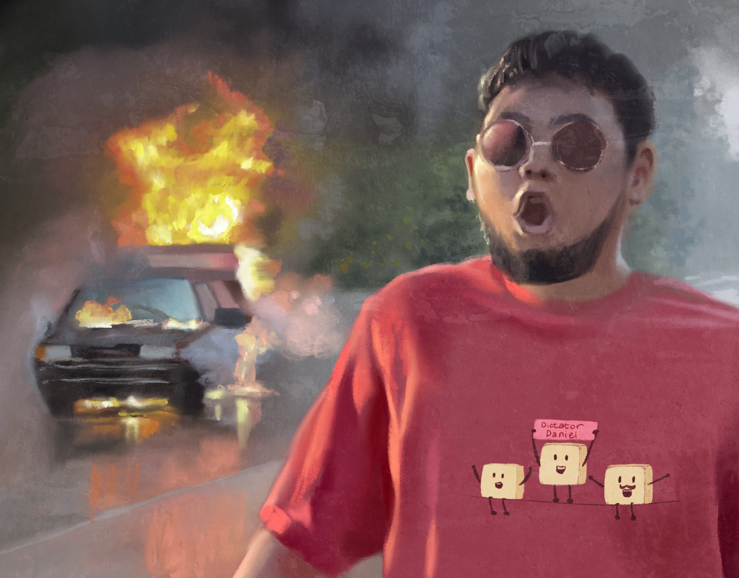 I’m Fine, Thank You - Digital Painting (Procreate)