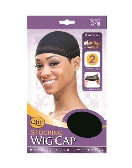 Qfitt Stocking Wig Cap 2 pk