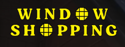 Wind & Wind Shopping logo with yellow text on a dark background