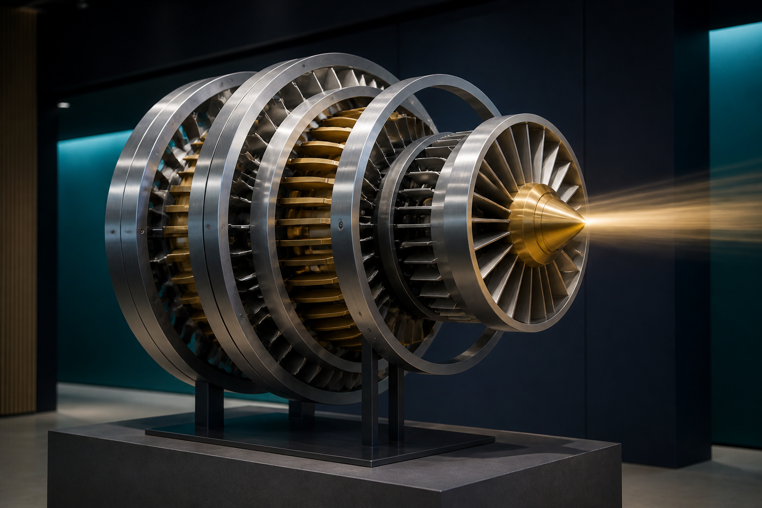 Precision turbine representing an aligned, high-performance revenue engine