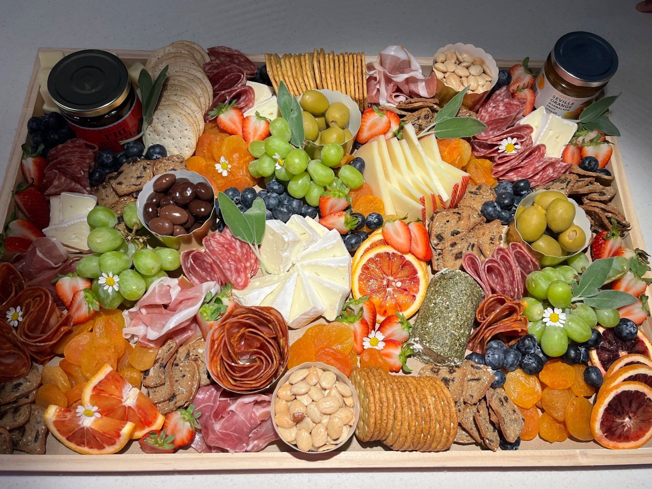 Charcuterie spread with cured meats and cheese, First Charcuterie Atlanta
